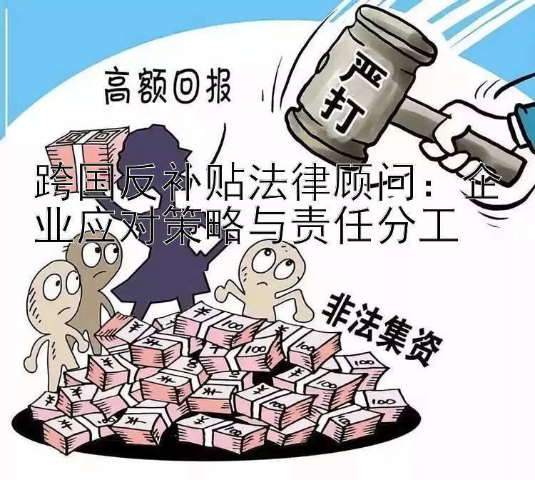 跨国反补贴法律顾问：企业应对策略与责任分工